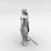 战士-角色人体-角色-VR/AR模型-3D城