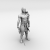 战士-角色人体-角色-VR/AR模型-3D城