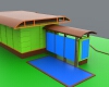 The bus stop-建筑-设施-工业CAD模型-3D城