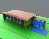 The bus stop-建筑-设施-工业CAD模型-3D城
