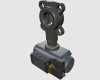 burkert-type-butterfly-valve-with-pneumatic-actuator-and-pilot-valve-工业设备-零部件-工业CAD模型-3D城