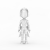 Q版女孩-角色人体-角色-VR/AR模型-3D城