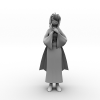 和服MM-角色人体-角色-VR/AR模型-3D城