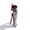 和服MM-角色人体-角色-VR/AR模型-3D城