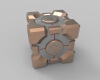 weighted-companion-cube-portal-1-1-1-scale-文体生活-玩具-工业CAD模型-3D城