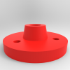 Hub Between Tamiya Sport Wheel and MG995 servo shaft-小工具-3D打印模型-3D城