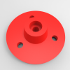 Hub Between Tamiya Sport Wheel and MG995 servo shaft-小工具-3D打印模型-3D城