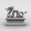 中国龙雕塑-文体生活-艺术品-VR/AR模型-3D城