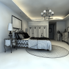欧式卧室-建筑-卧室-VR/AR模型-3D城