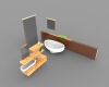 bathroom-stone-and-wood-建筑-卫浴-工业CAD模型-3D城
