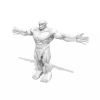 大块头-角色人体-小孩-VR/AR模型-3D城
