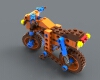 Lego motorcycle-文体生活-玩具-工业CAD模型-3D城
