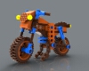 Lego motorcycle-文体生活-玩具-工业CAD模型-3D城