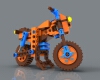Lego motorcycle-文体生活-玩具-工业CAD模型-3D城