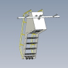 The stairs-建筑-其它-工业CAD模型-3D城