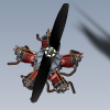 6 Piston Rotary Engine-工业设备-机器设备-工业CAD模型-3D城
