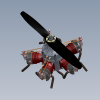 6 Piston Rotary Engine-工业设备-机器设备-工业CAD模型-3D城