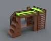 Children bed-建筑-卧室-工业CAD模型-3D城
