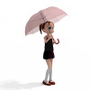 美羽-角色人体-角色-VR/AR模型-3D城