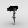 美羽-角色人体-角色-VR/AR模型-3D城