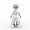 非洲男孩-角色人体-角色-VR/AR模型-3D城