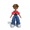 非洲男孩-角色人体-角色-VR/AR模型-3D城