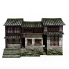 古建筑同福客栈-建筑-古建筑-VR/AR模型-3D城