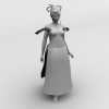 芙蓉仙子-角色人体-角色-VR/AR模型-3D城