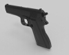 colt-1911-军事-武器-工业CAD模型-3D城