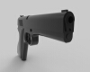 colt-1911-军事-武器-工业CAD模型-3D城