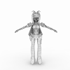 小女孩-角色人体-角色-VR/AR模型-3D城