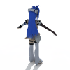 小女孩-角色人体-角色-VR/AR模型-3D城