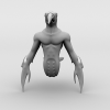 怪兽-角色人体-角色-VR/AR模型-3D城
