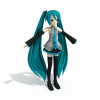 初音-角色人体-角色-VR/AR模型-3D城