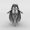 初音-角色人体-角色-VR/AR模型-3D城