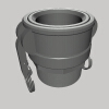 acople-tipok-de-coupling-camlock-工业设备-零部件-工业CAD模型-3D城