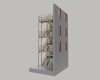 escalier-acces-exterieur-建筑-其它-工业CAD模型-3D城