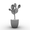 仙人掌-动植物-盆栽-VR/AR模型-3D城