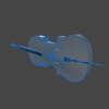 cello-文体生活-艺术品-工业CAD模型-3D城