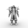 黄金圣骑士-角色人体-角色-VR/AR模型-3D城