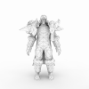 黄金圣骑士-角色人体-角色-VR/AR模型-3D城
