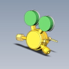 Oxygen Regulator-工业设备-零部件-工业CAD模型-3D城