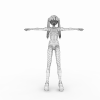 俏皮女孩-角色人体-角色-VR/AR模型-3D城