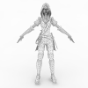 次世代女盗贼-角色人体-角色-VR/AR模型-3D城