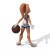兔女郎篮球小宝贝-角色人体-角色-VR/AR模型-3D城