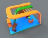 The exhibition booth-建筑-其它-工业CAD模型-3D城