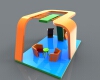 The exhibition booth-建筑-其它-工业CAD模型-3D城