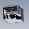 kitchen-cabinet-fireplace-hood-washing-machine-建筑-餐厅-工业CAD模型-3D城