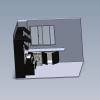 kitchen-cabinet-fireplace-hood-washing-machine-建筑-餐厅-工业CAD模型-3D城
