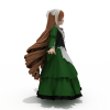 蔷薇少女-角色人体-角色-VR/AR模型-3D城